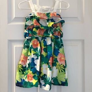 Gymboree Tropical Print Dress Girls 3T